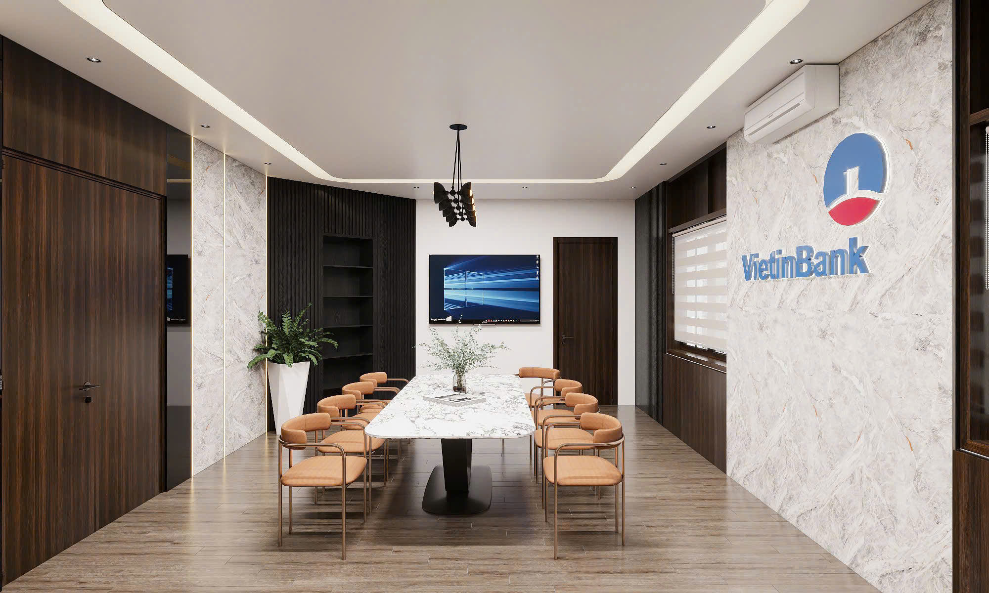 Thiết kế văn phòng Viettinbank - ảnh 10