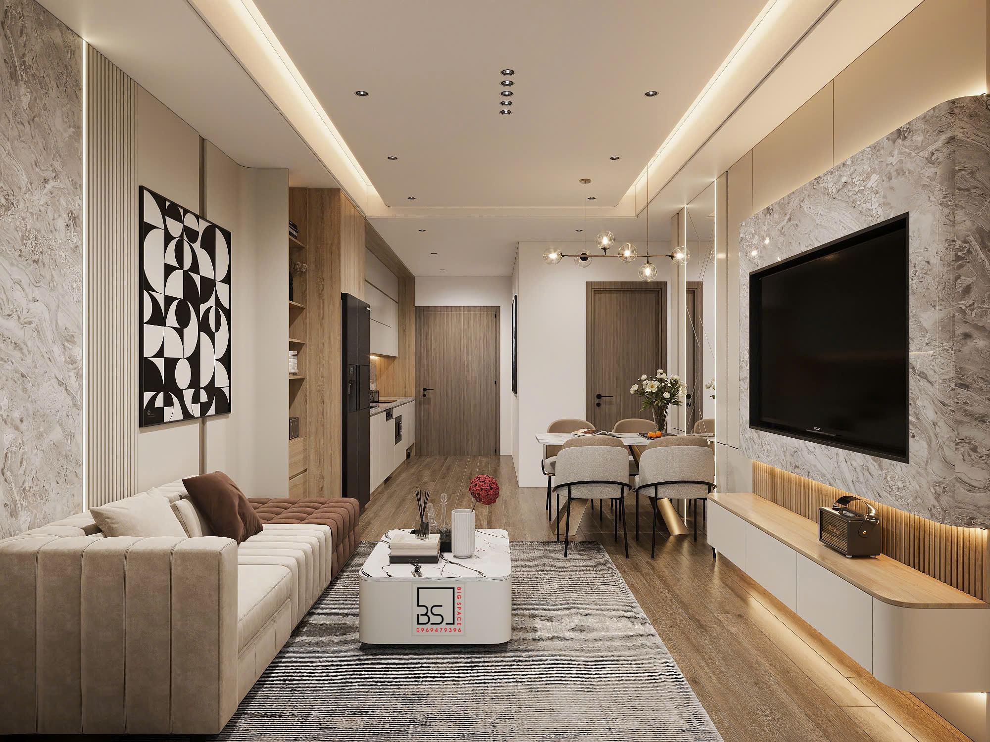 Căn hộ 2 ngủ Lumi - Tây Mỗ HN